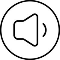 Volume Down Vector Icon