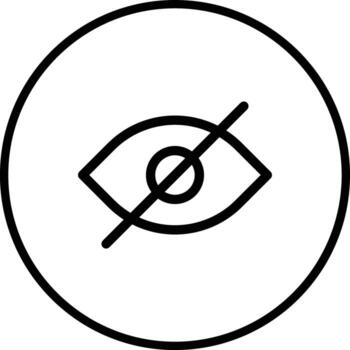 ocultar icono de vector