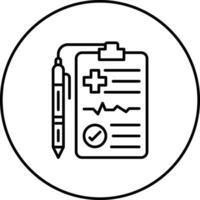 Diagnosis Vector Icon