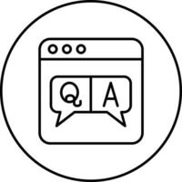 QA Vector Icon