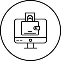 Digital Wallet Vector Icon