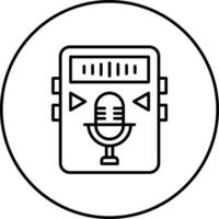 Voice Recorder Vector Icon