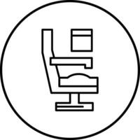 Airplane Seat Vector Icon