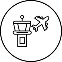 Airport Building Vector Icon