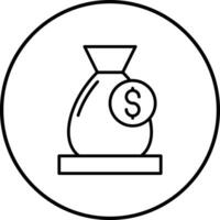 Money Bag Vector Icon