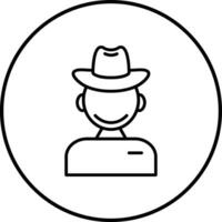 Cowboy Vector Icon