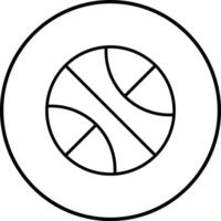 icono de vector de baloncesto