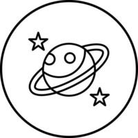 Saturn Vector Icon
