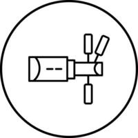 Hubble Telescope Vector Icon