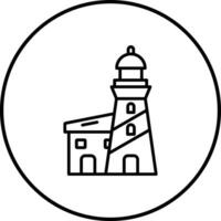 icono de vector de faro