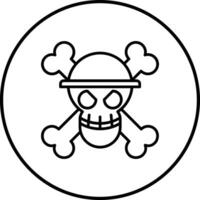 Pirate Monkey Vector Icon