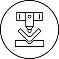 Bending Machine Vector Icon