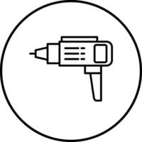 Automatic Drilling Vector Icon