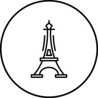 Eiffel Tower Vector Icon