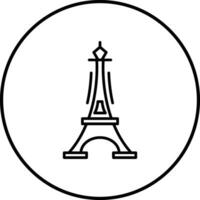 Eiffel Tower Vector Icon