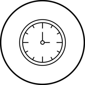 Clock Vector Icon