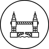 Tower Bridge Vector Icon