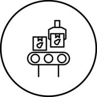 Food Conveyor Vector Icon