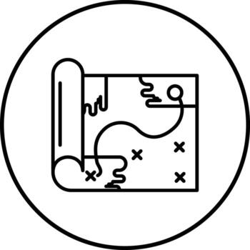 Army Map Vector Icon