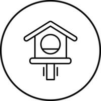 Birds House Vector Icon