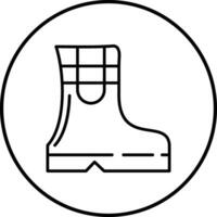 primavera botas vector icono