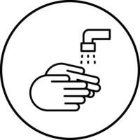 Washing Hands Vector Icon