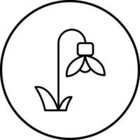 Snowdrop Vector Icon