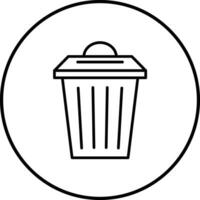 Garbage Cleaning Vector Icon