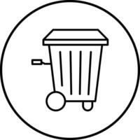 Trash Bin Vector Icon