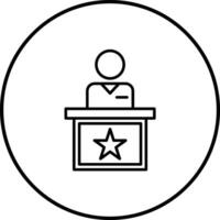 Witness Vector Icon