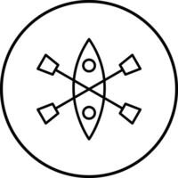 Kayak Vector Icon