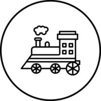 vapor tren vector icono