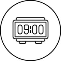 Digital Clock Vector Icon