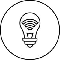 Smart Bulb Vector Icon