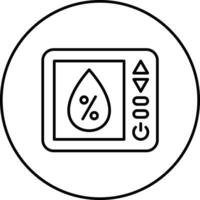 Humidity Sensor Vector Icon