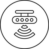 Motion Sensor Vector Icon