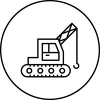 Crane Machine Vector Icon