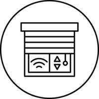 Smart Blind Vector Icon