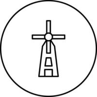 Windmill Vector Icon