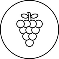 Grapes Vector Icon