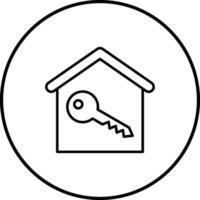 House Key Vector Icon