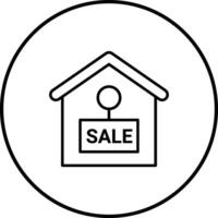 House for Sale Vector Icon