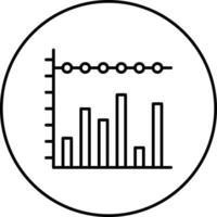 Stacked Bar Chart Vector Icon