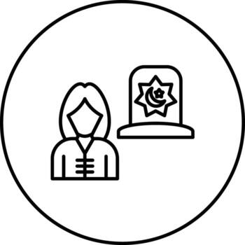 Widower Vector Icon