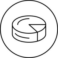 3D Pie Chart Vector Icon
