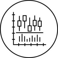 Candlestick Chart Vector Icon