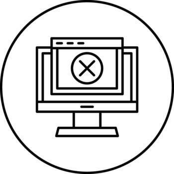 Error Vector Icon