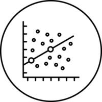 Scatter Plot Vector Icon