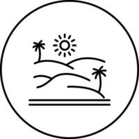 Desert Vector Icon