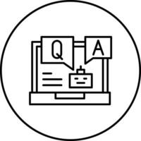 Question and Answer Vector Icon